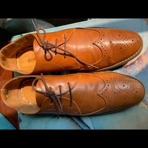 Bonafini Collection Wingtip Derby Dress Shoe Sz 13